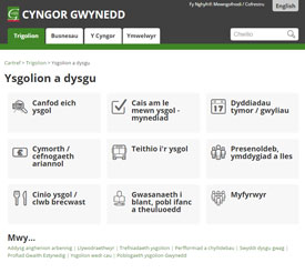 Gwefan Cyngor Gwynedd - Ysgolion a dysgu